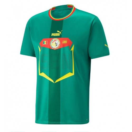 Lacne Muži Futbalové dres Senegal MS 2022 Krátky Rukáv - Preč